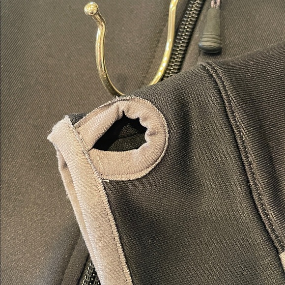 Adidas Black Hoodie with Gray Stripes women - Picture 5 of 8